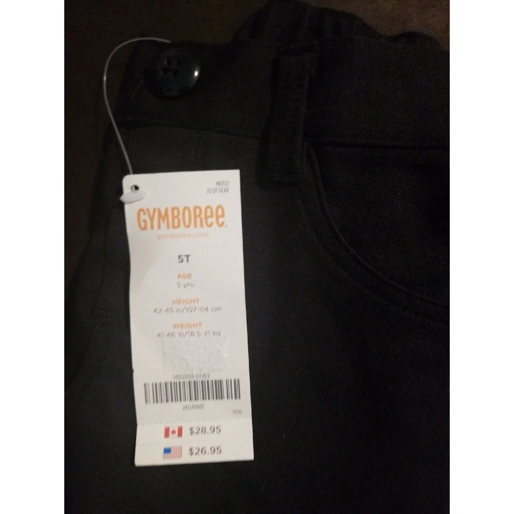 Gymboree purrfectly fabulous black 5t nw